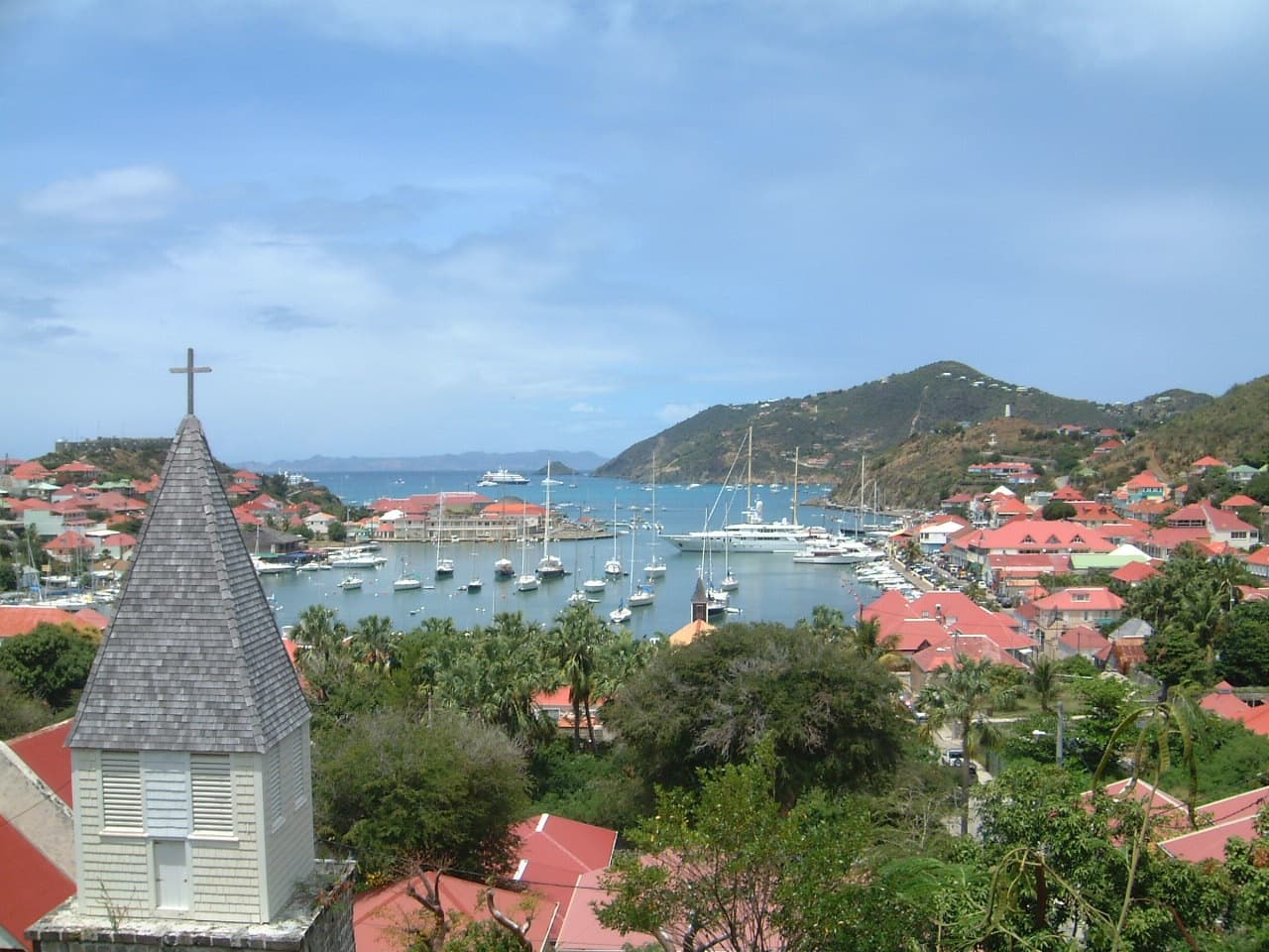 Havnen i Gustavia