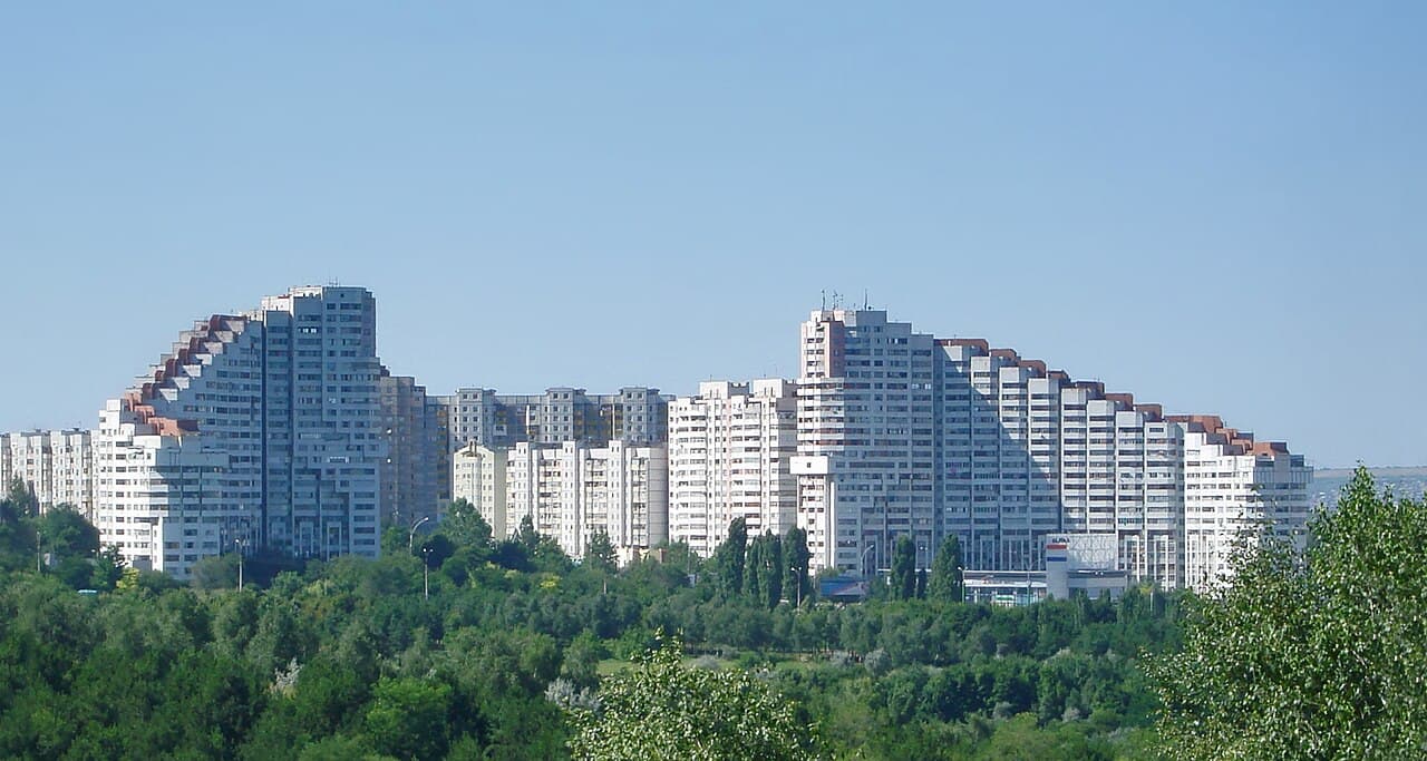 Boligblokkene kjent som «Chișinăus porter»