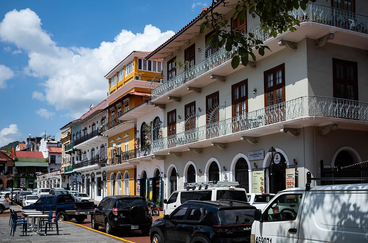 Kolonibebyggelsen i Casco Viejo i Panama by