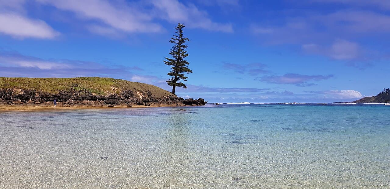 Den beskyttede lagunen ved Emily Bay