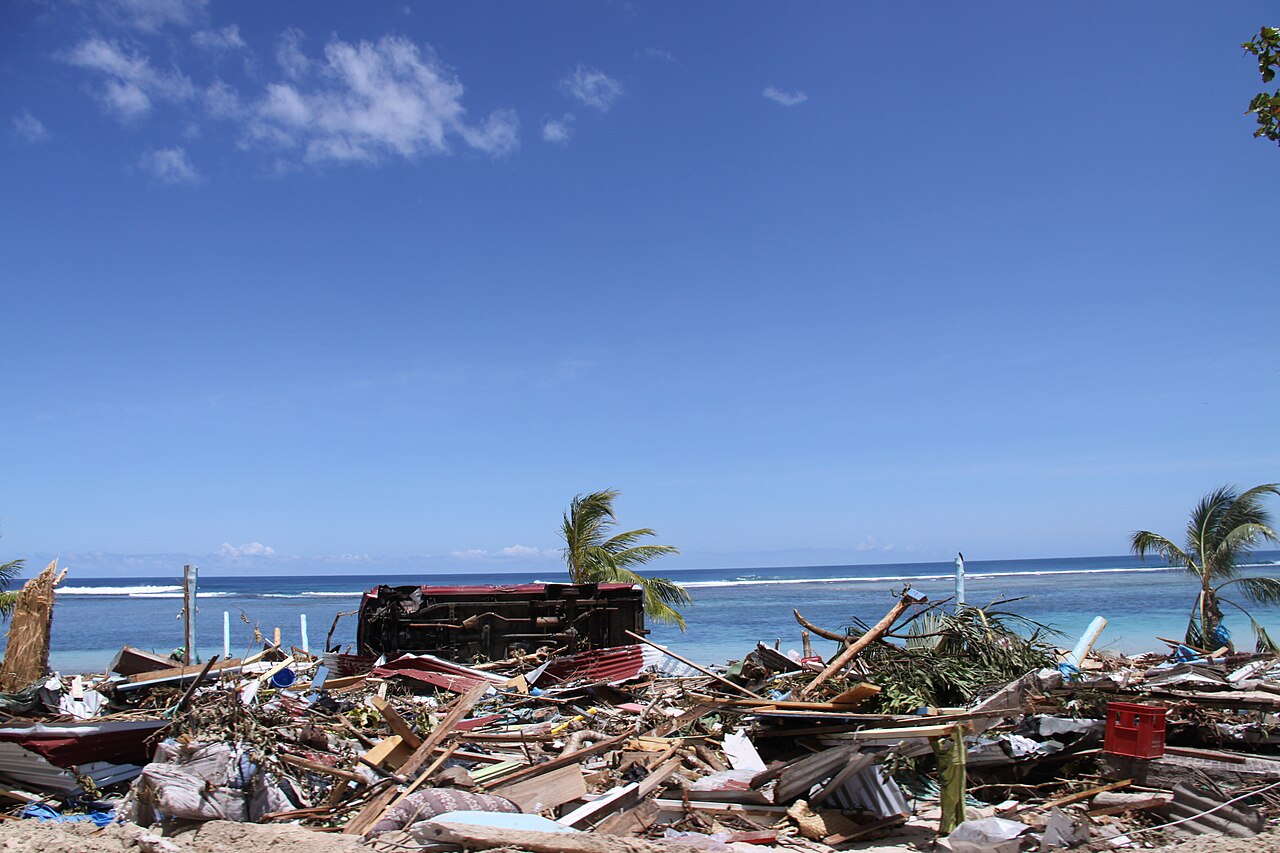 Stranden ved Lalomanu på Upolu