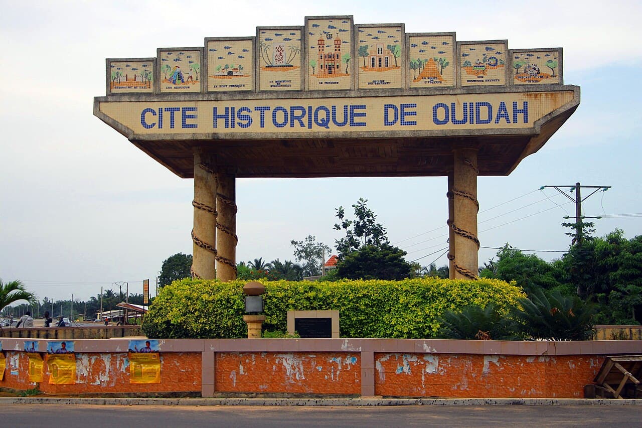 Bebyggelse i byen Ouidah