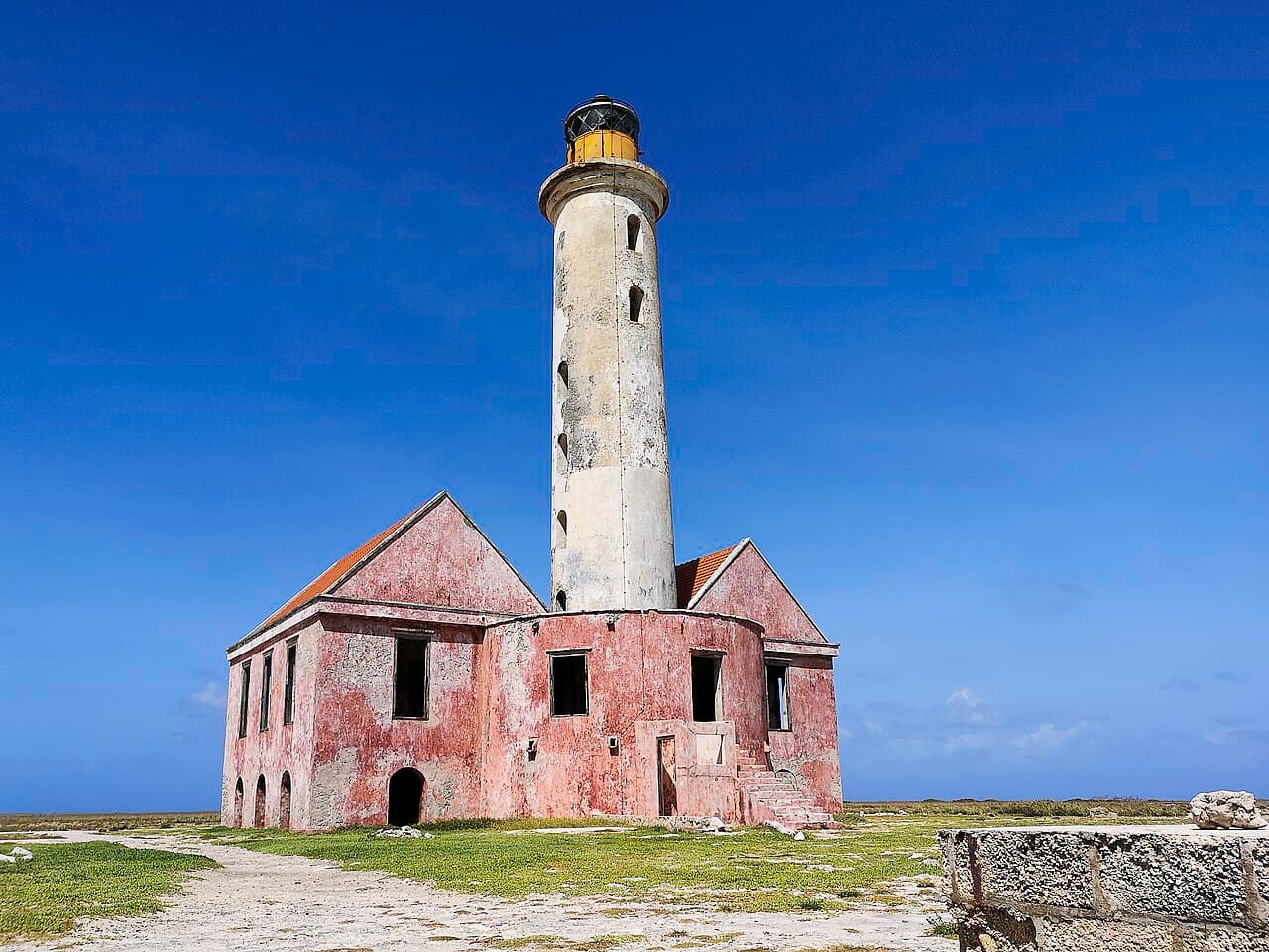 Fyret på den ubebodde holmen Klein Curaçao