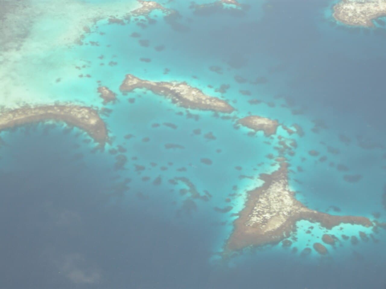 Chuuk-lagunen sett fra luften