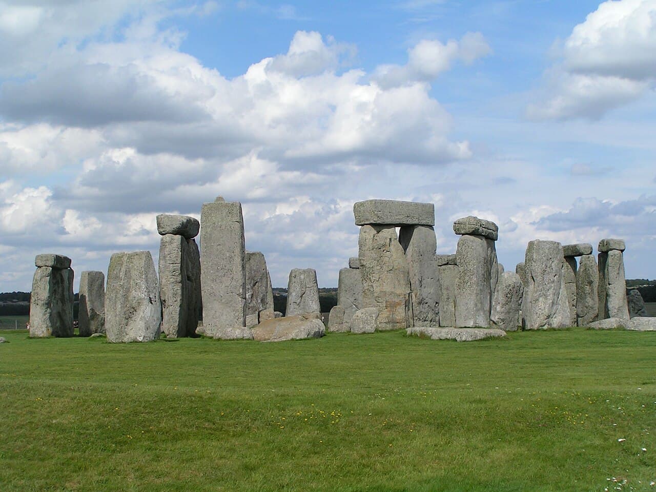 Steinsirkelen Stonehenge på Salisbury Plain