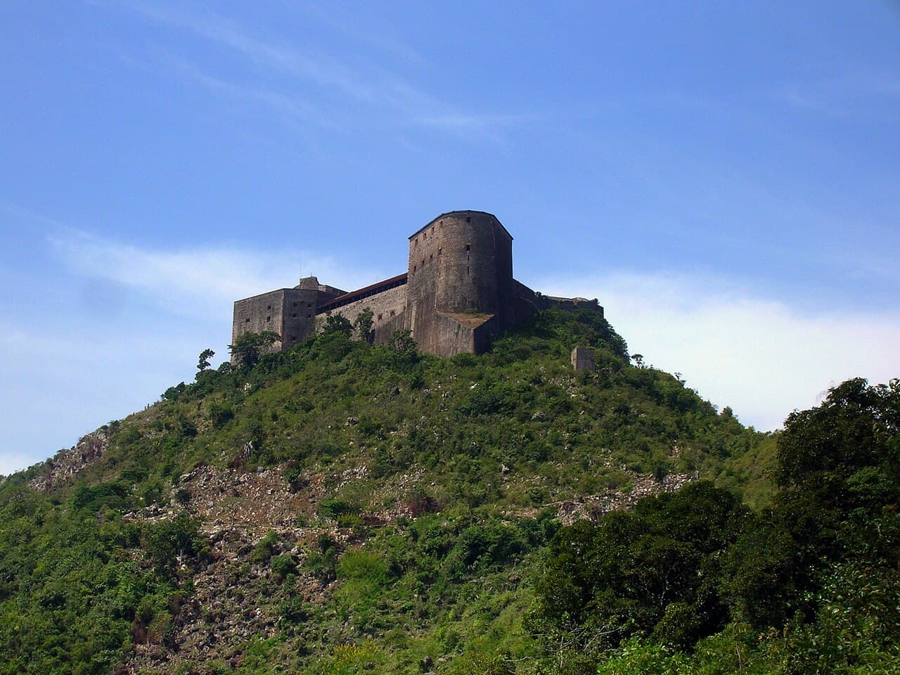 Festningen Citadelle Laferrière på fjelltoppen