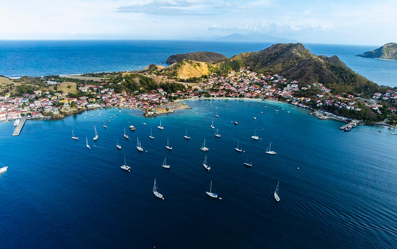 Bukta ved øygruppen Les Saintes