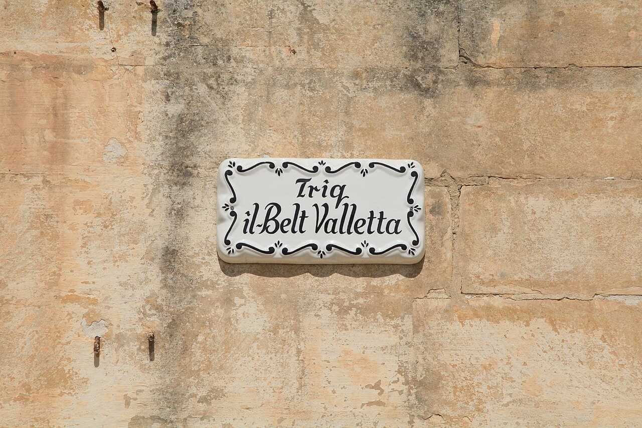 Gate og bebyggelse i Valletta