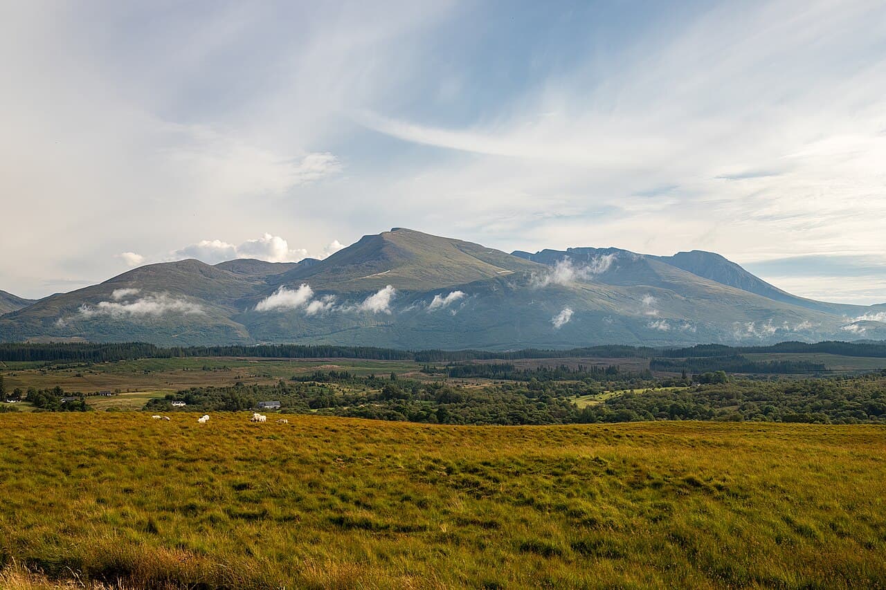 Fjellet Ben Nevis i det skotske høylandet