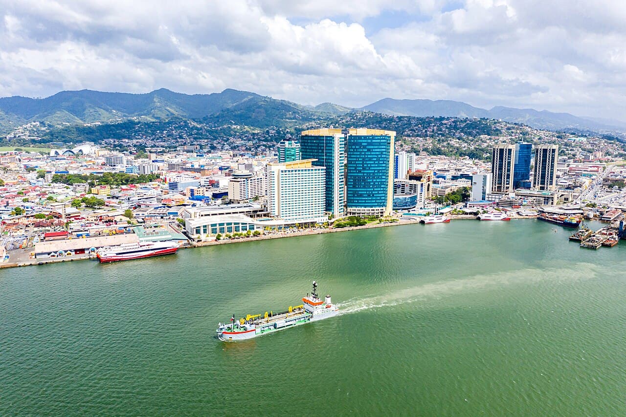Skylinen i Port of Spain