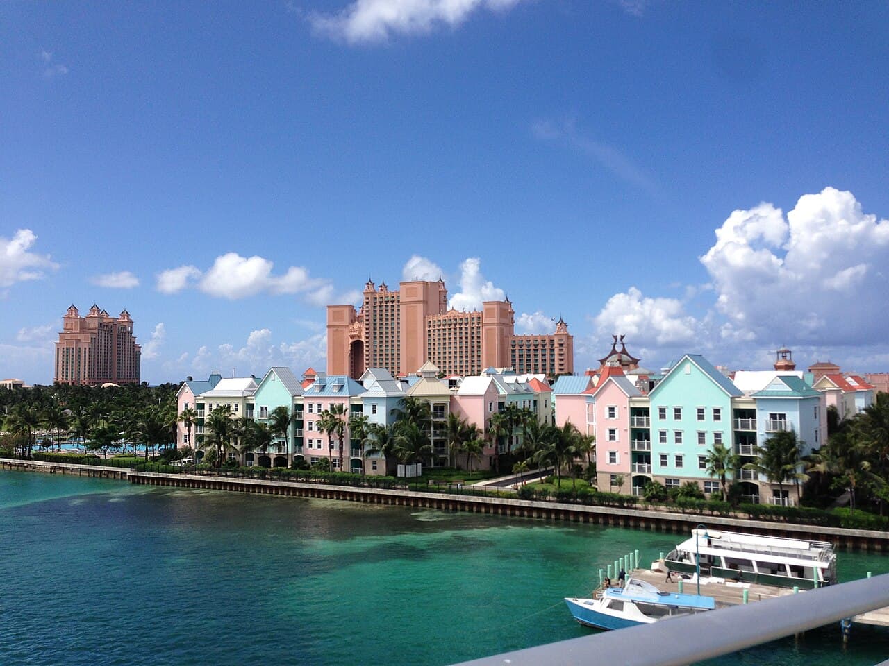 Broen til Paradise Island ved Nassau