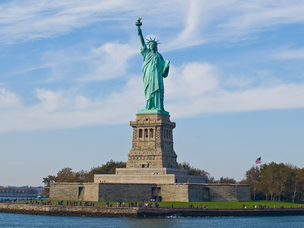 Frihetsgudinnen på Liberty Island